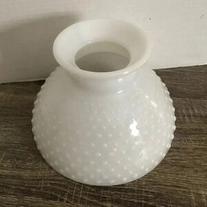 Vintage Milk Glass Hobnail  Shade